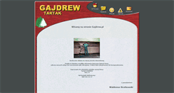 Desktop Screenshot of gajdrew.pl